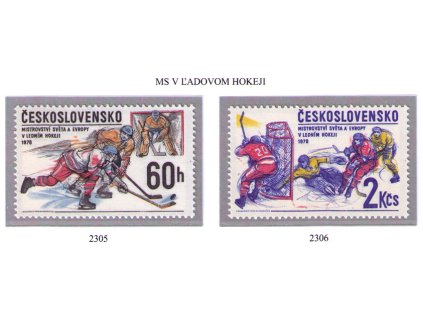 ČS 1978 / 2305-2306 / MS v ľadovom hokeji **