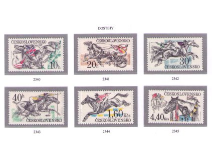 ČS 1978 / 2340-2345 / Dostihy **