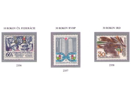 ČS 1979 / 2356-2358 / Výročia **