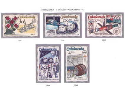 ČS 1979 / 2359-2363 / Interkozmos **