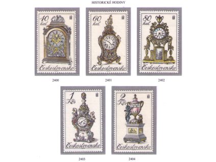 ČS 1979 / 2400-2404 / Historické hodiny **