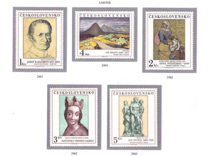 ČS 1980 / 2461-2465 / Umenie **