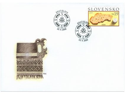SR 2005 / 353 / EUROPA - Gastronómia / FDC