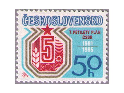 ČS 1981 / 2467 / 7. päťročný plán **