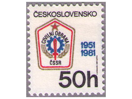 ČS 1981 / 2499 / Výročie civilnej ochrany **