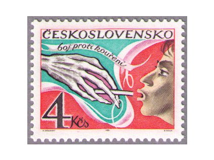 ČS 1981 / 2510 / Boj proti fajčeniu **
