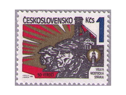 ČS 1982 / 2529 / Mostecký štrajk **
