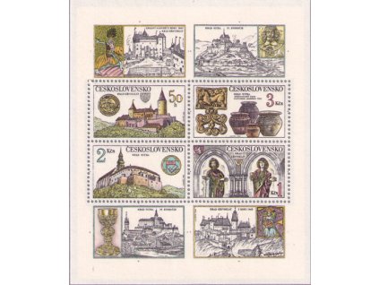 ČS 1982 / 2545-2548 H / Hrady a zámky **