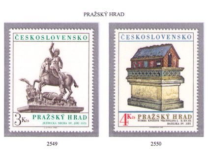 ČS 1982 / 2549-2550 / Pražský hrad **