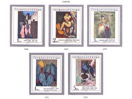 ČS 1982 / 2568-2572 / Umenie **