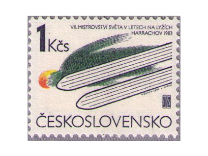 ČS 1983 / 2585 / MS v letoch na lyžiach **