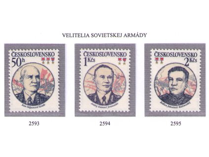 ČS 1983 / 2593-2595 / Velitelia sov. armády **