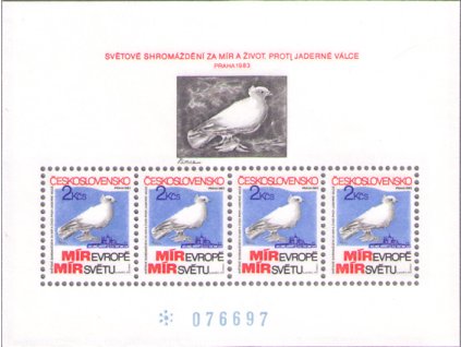 ČS 1983 / 2597 H / Zhromaždenie za mier **