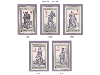 ČS 1983 / 2621-2625 / Dobové kostýmy **