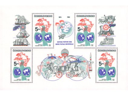 ČS 1984 / 2652 H / 110. výročie UPU **