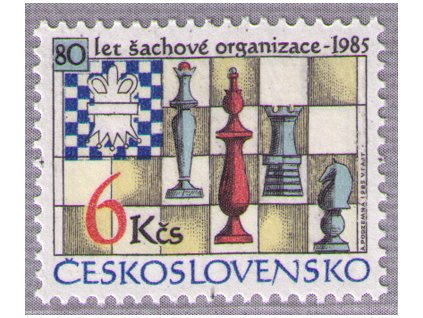 ČS 1985 / 2694 / 80 rokov šachovej federácie **
