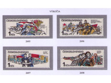 ČS 1985 / 2695-2698 / Významné výročia **