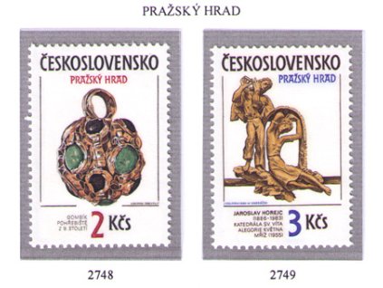 ČS 1986 / 2748-2749 / Pražský hrad **