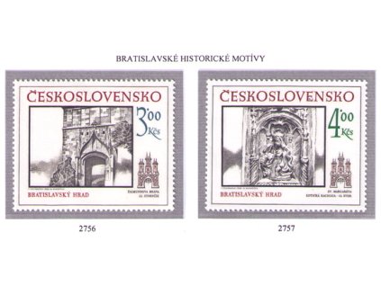 ČS 1986 / 2756-2757 / Bratislavské motívy **