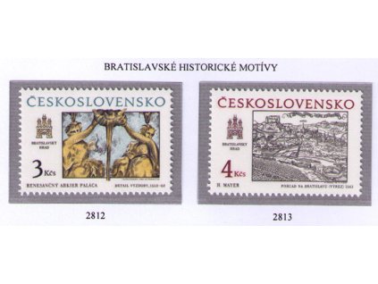 ČS 1987 / 2812-2813 / Bratislavské motívy **