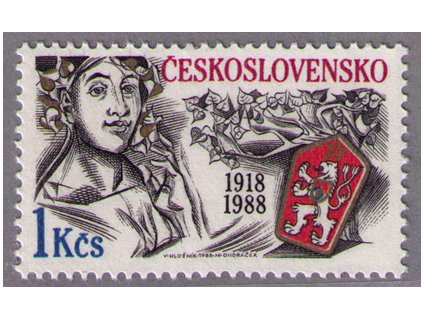 ČS 1988 / 2824 / 70 rokov Československa **