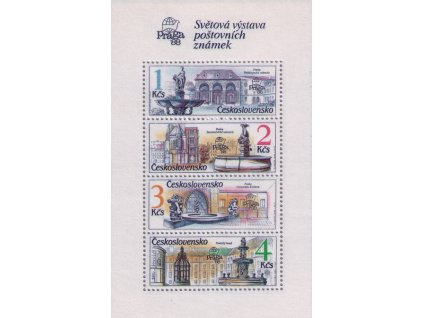 ČS 1988 / 2851 H / Pražské fontány