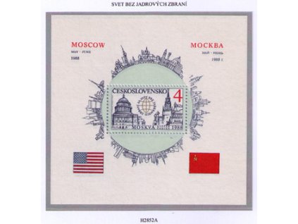 ČS 1988 / 2852 H / Za svet bez jadrových zbraní **
