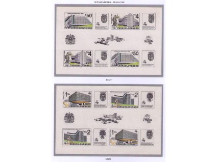ČS 1988 / 2857-2858 H / Praha súčasnosti **