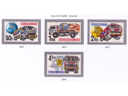 ČS 1989 / 2875-2878 / Ralley Paríž-Dakar **