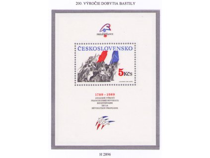ČS 1989 / 2896 H / Výročie dobytia Bastily **