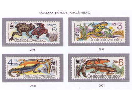 ČS 1989 / 2898-2901 / Ochrana prírody - WWF **