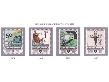 ČS 1989 / 2904-2907 / BIB 1989 **