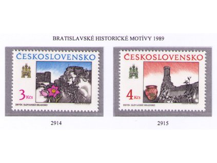 ČS 1989 / 2914-2915 / Bratislavské motívy **