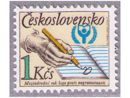 ČS 1990 / 2921 / Boj proti negramotnosti **
