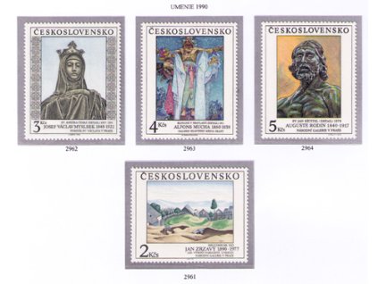 ČS 1990 / 2961-2964 / Umenie **