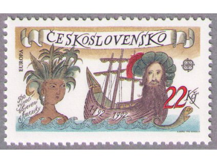 ČS 1992 / 3006 / EUROPA: 500. výročie objavenia Ameriky **