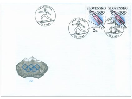 SR 1994 / 026 / ZOH Lillehammer FDC