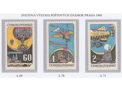 ČS Letecké: L 069-071 Praga 1968