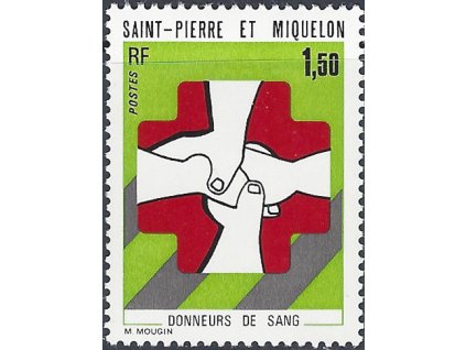 St. Pierre et Miquelon 1974 / 0498 daruj krv **