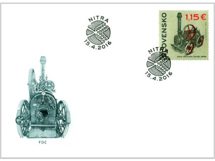 SR 2016 / 609 / Technické pamiatky - parná lokomotíva Umrath FDC