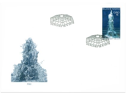 SR 2016 / 618 / Krásy našej vlasti - Herliansky gejzír FDC