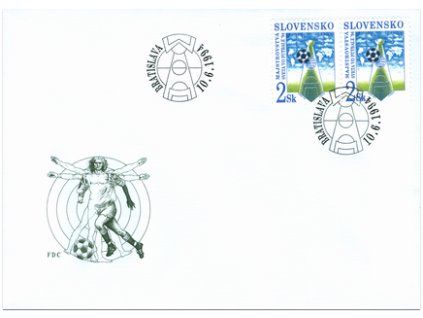 SR 1994 / 032 / MS vo futbale v USA FDC