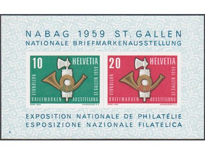 Svajciarsko 0672 0673 Bl16