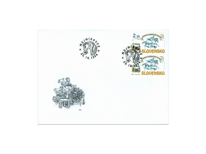SR 1994 / 043 / Dostihy v Mojmírovciach FDC