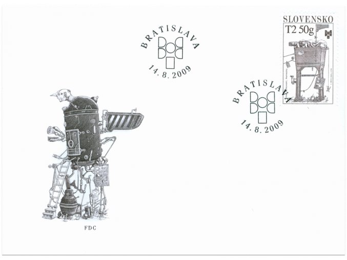 SR 2009 / 458 / Bienále ilustrácií Bratislava / FDC