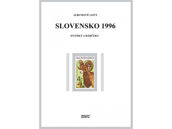 Albumové listy SR 1996 I