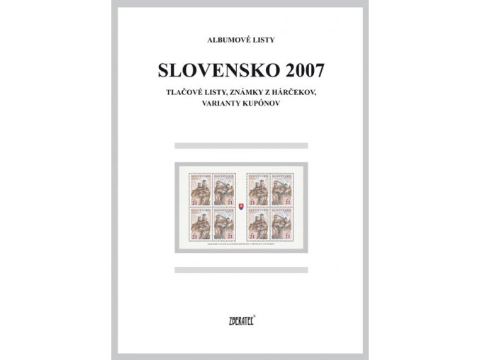 Albumové listy SR 2007 II