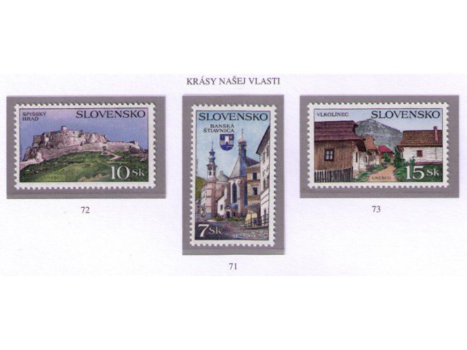 SR 1995 / 071-073 / Krásy našej vlasti