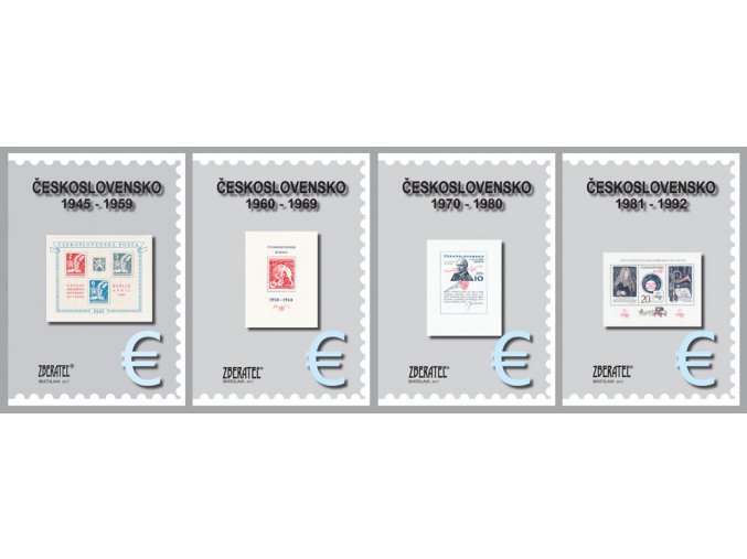 Katalog znamky CSSR komplet