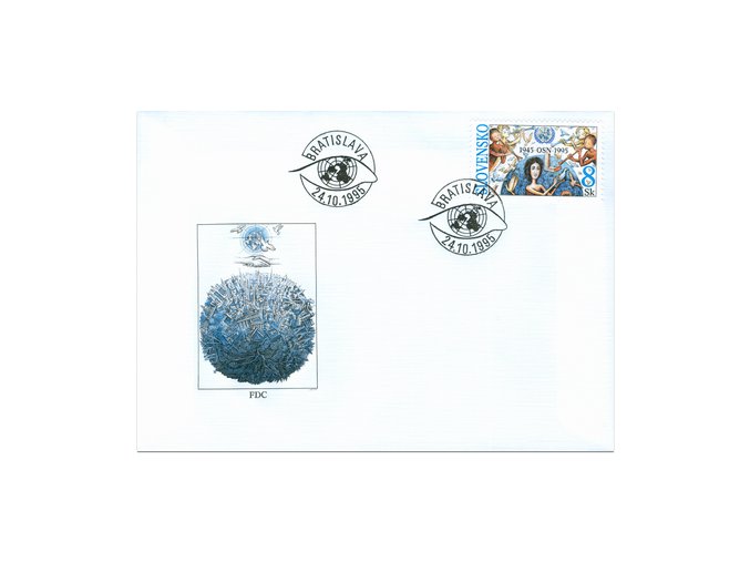 SR 1995 / 080 / 50. výročie založenia OSN FDC